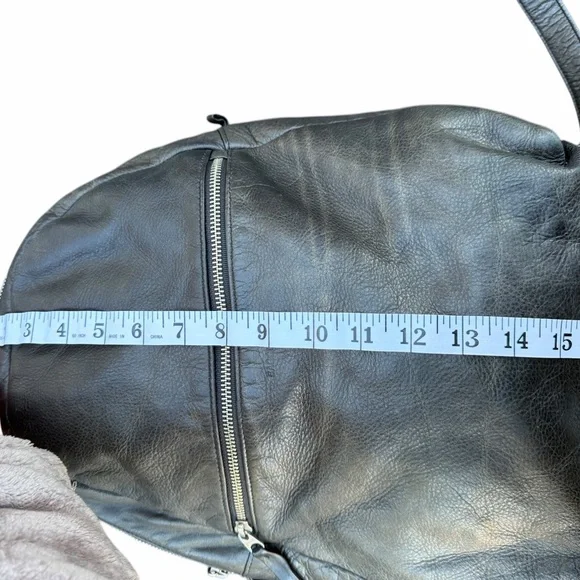 BAGGU Leather Zip-Front Backpack - Picture 7 of 14